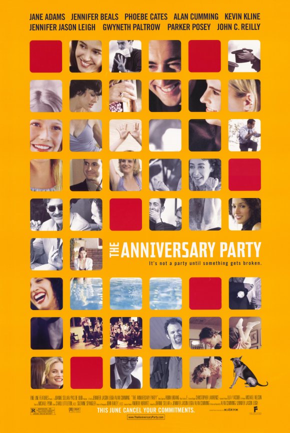 The Anniversary Party Movie Poster Print showcasing vibrant colors and details.