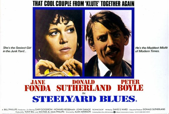 Steelyard Blues Movie Poster Print showcasing classic cinema artwork.