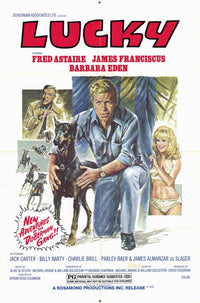 Lucky Movie Poster Print featuring vibrant colors and cinematic theme.