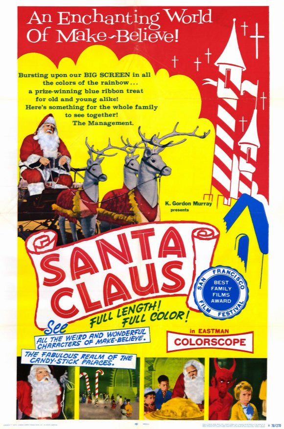 Santa Claus Movie Poster Print (11x17) | Posterazzi