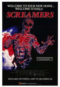 Screamers Movie Poster Print showcasing sci-fi horror imagery.