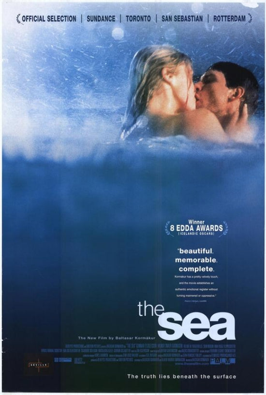 The Sea Movie Poster Print showcasing serene ocean imagery.
