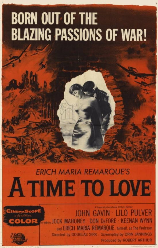 A Time to Love & a Time to Die Movie Poster Print showcasing classic cinema.
