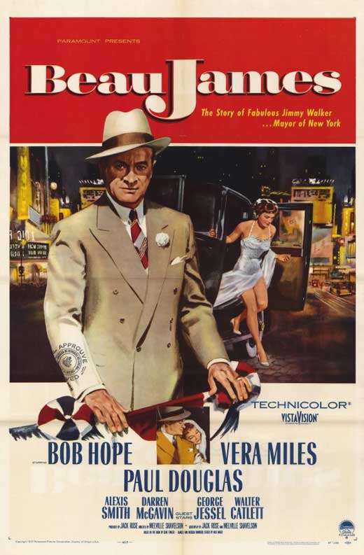 Beau James Movie Poster Print showcasing classic film art.