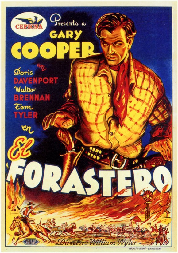 The Westerner Movie Poster Print showcasing classic cinema art.