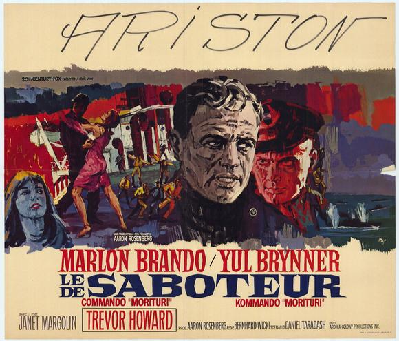 Morituri Movie Poster Print showcasing cinematic art.