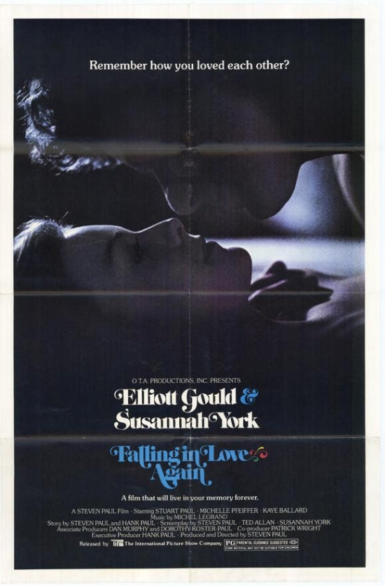 Falling in Love Again Movie Poster Print showcasing romance.
