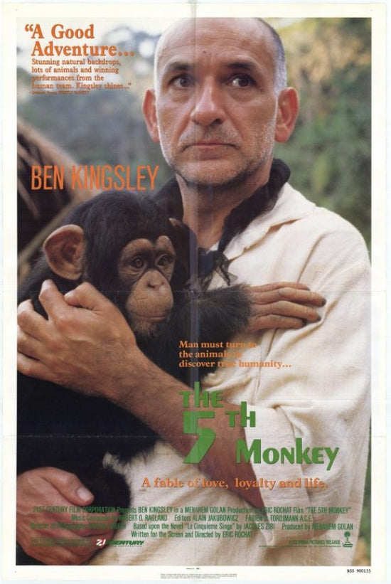The Fifth Monkey Movie Poster showcasing vibrant colors and striking imagery.