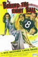 Behind the Eight Ball Movie Poster Print featuring vibrant design.