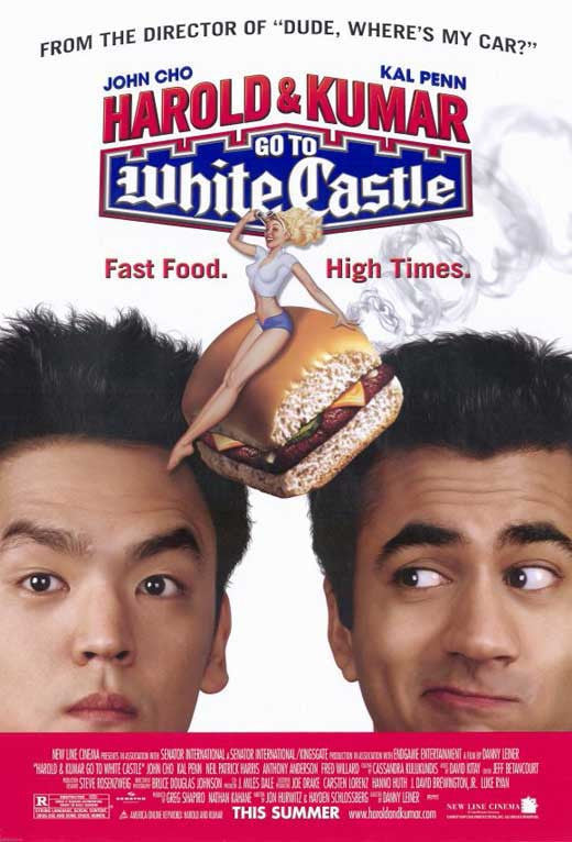 Harold and Kumar Go to White Castle Movie Poster Print 11x17