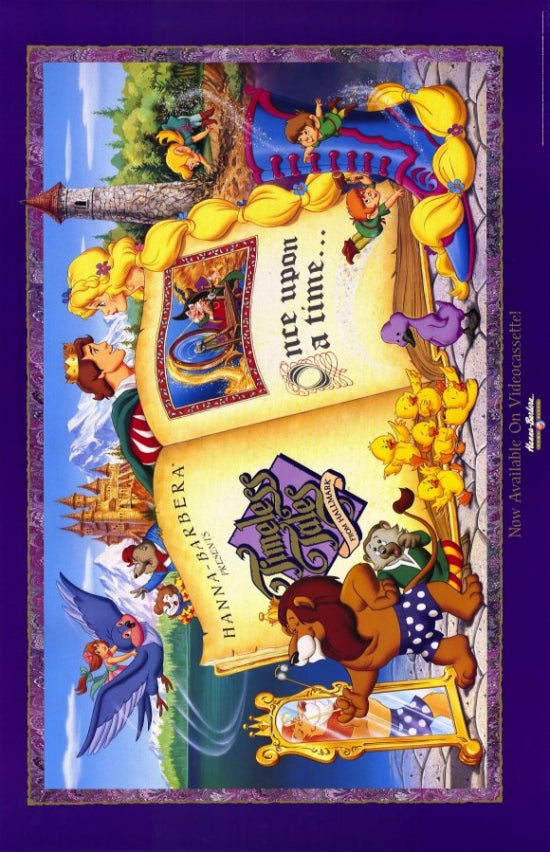 Timeless Tails Movie Poster Print featuring vibrant artwork.