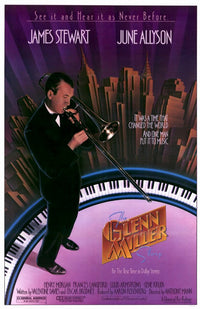 The Glenn Miller Story Movie Poster Print showcasing classic cinema artwork.