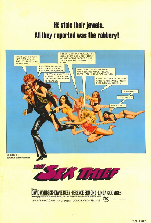 The Sex Thief Movie Poster Print showcasing classic film art.