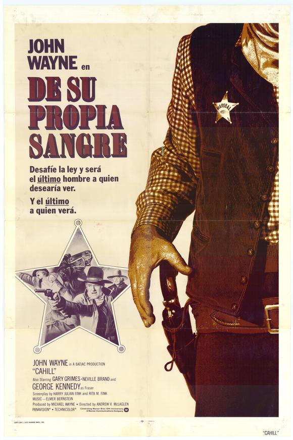 Cahill U.S. Marshal Movie Poster Print showcasing classic cinema.