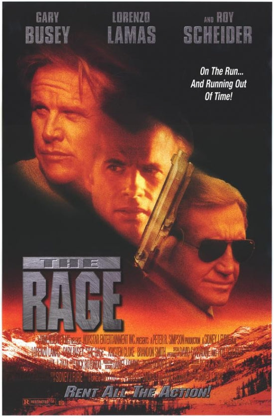 The Rage Movie Poster Print showcasing intense cinematic emotion