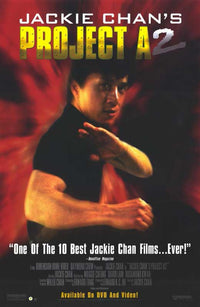 Jackie Chan's Project A2 Movie Poster Print showcasing action scenes.