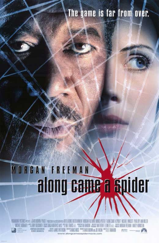 Along Came a Spider Movie Poster Print showcasing suspenseful film imagery.
