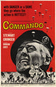 Commando Movie Poster Print showcasing action-packed film art.