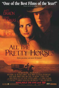 All the Pretty Horses Movie Poster Print showcasing cinematic artwork.