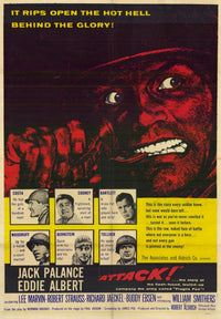 Attack Movie Poster Print showcasing thrilling cinematic art.