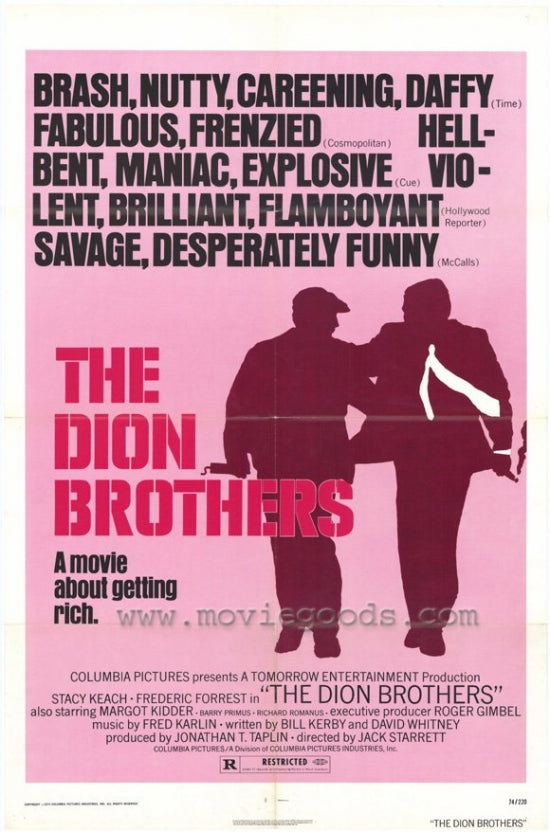 Dion Brothers Movie Poster - Classic Film Art Print