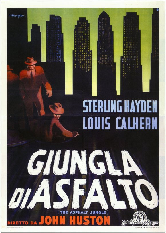 The Asphalt Jungle Movie Poster Print showcasing classic film art.