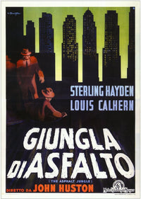 The Asphalt Jungle Movie Poster Print showcasing classic film art.