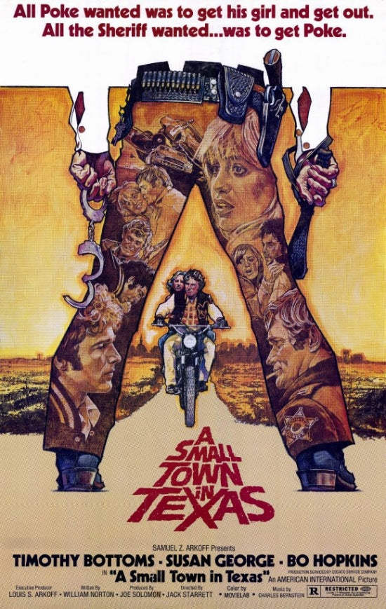 A Small Town in Texas Movie Poster Print featuring classic cinematic imagery.