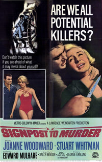 Signpost to Murder Movie Poster Print showcasing classic cinema art.
