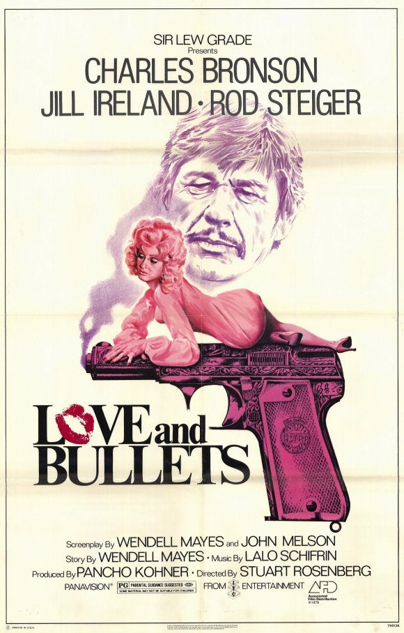 Love and Bullets Movie Poster Print showcasing thrilling cinematic artwork.