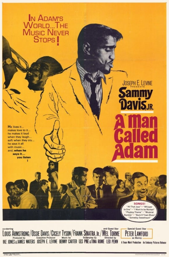 A Man Called Adam Movie Poster Print showcasing classic cinema art.