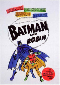 Batman and Robin Movie Poster Print showcasing iconic superhero duo