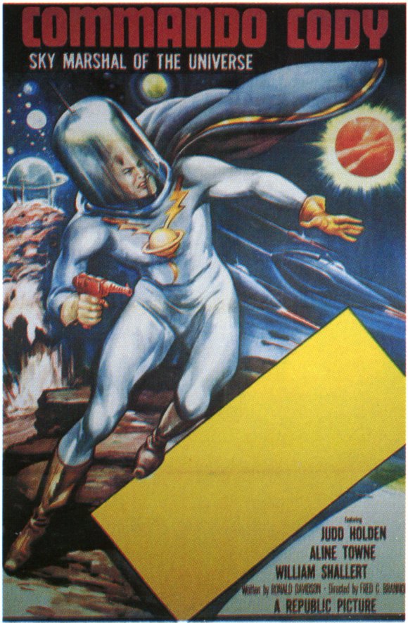 Commando Cody Movie Poster Print showcasing classic science fiction artwork.