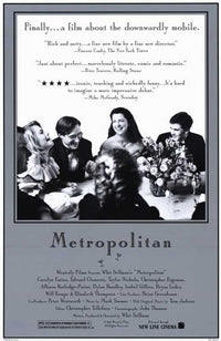 Metropolitan Movie Poster Print showcasing iconic film imagery.
