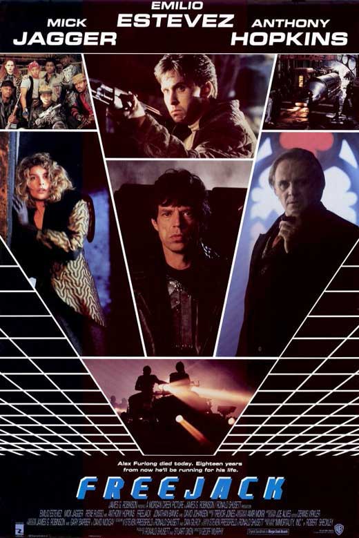 Freejack Movie Poster Print showcasing action-packed visuals.
