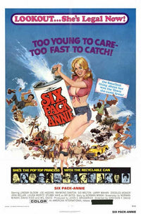 Six-Pack Annie Movie Poster Print showcasing classic film artwork.