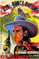 Mystery Mountain Movie Poster Print featuring vibrant artwork