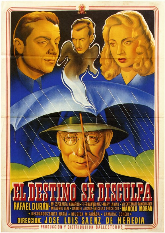 Destino se Disculpa Movie Poster Print showcasing cinematic art.
