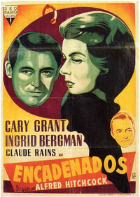 Notorious Movie Poster Print featuring classic film artwork.