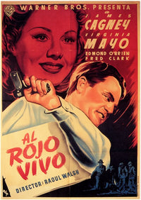 White Heat Movie Poster Print showcasing classic film imagery.