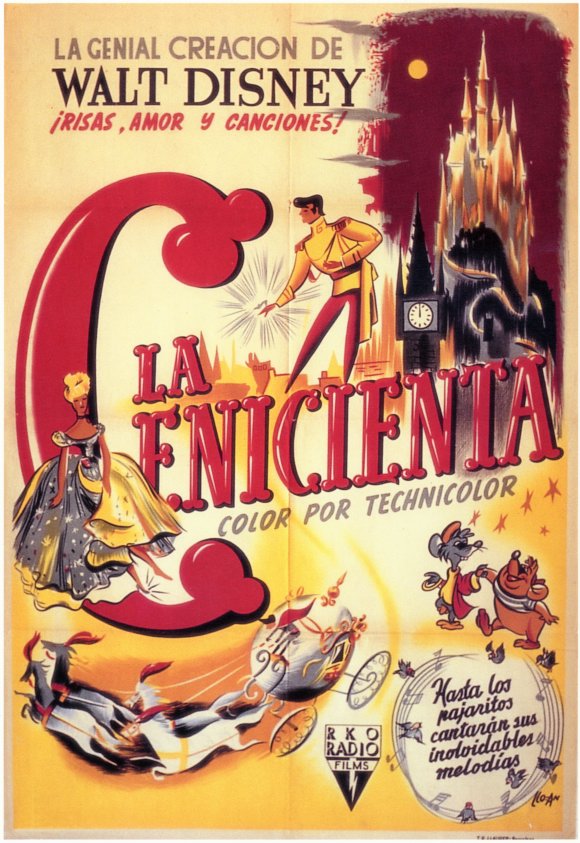 Cinderella Movie Poster Print showcasing enchanting artwork