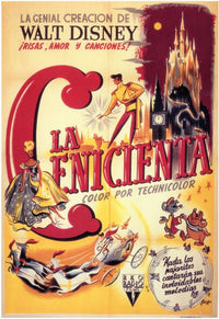 Cinderella Movie Poster Print showcasing enchanting artwork