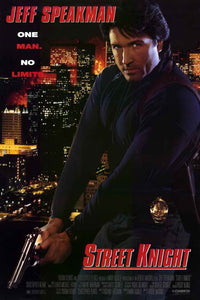 Street Knight Movie Poster Print featuring action-packed art.