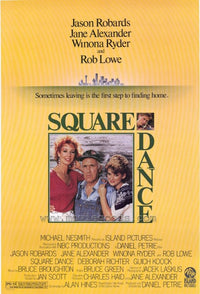 Square Dance movie poster print showcasing vibrant colors and lively dance imagery.