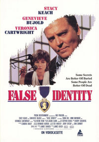 False Identity Movie Poster Print showcasing thrilling cinematic art.