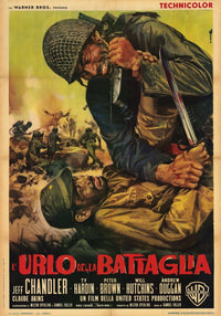 Merrill's Marauders Movie Poster Print showcasing action and heroism.