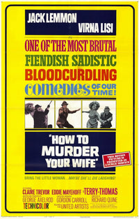 How to Murder Your Wife Movie Poster Print showcasing classic film art.