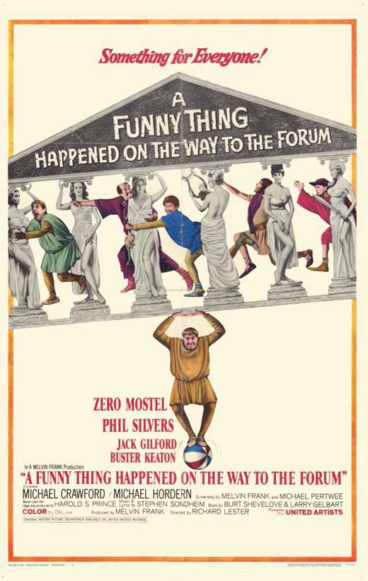 A Funny Thing Happened on the Way to the Forum Movie Poster Print