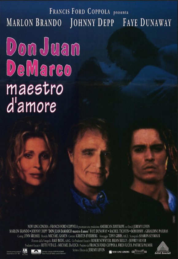 Don Juan DeMarco Movie Poster Print showcasing cinematic elegance.