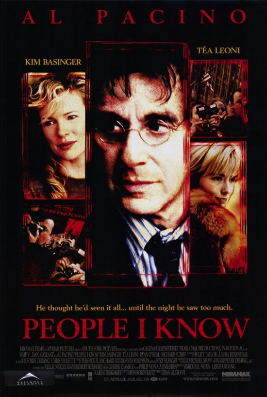 People I Know Movie Poster - High-quality print available in multiple sizes.